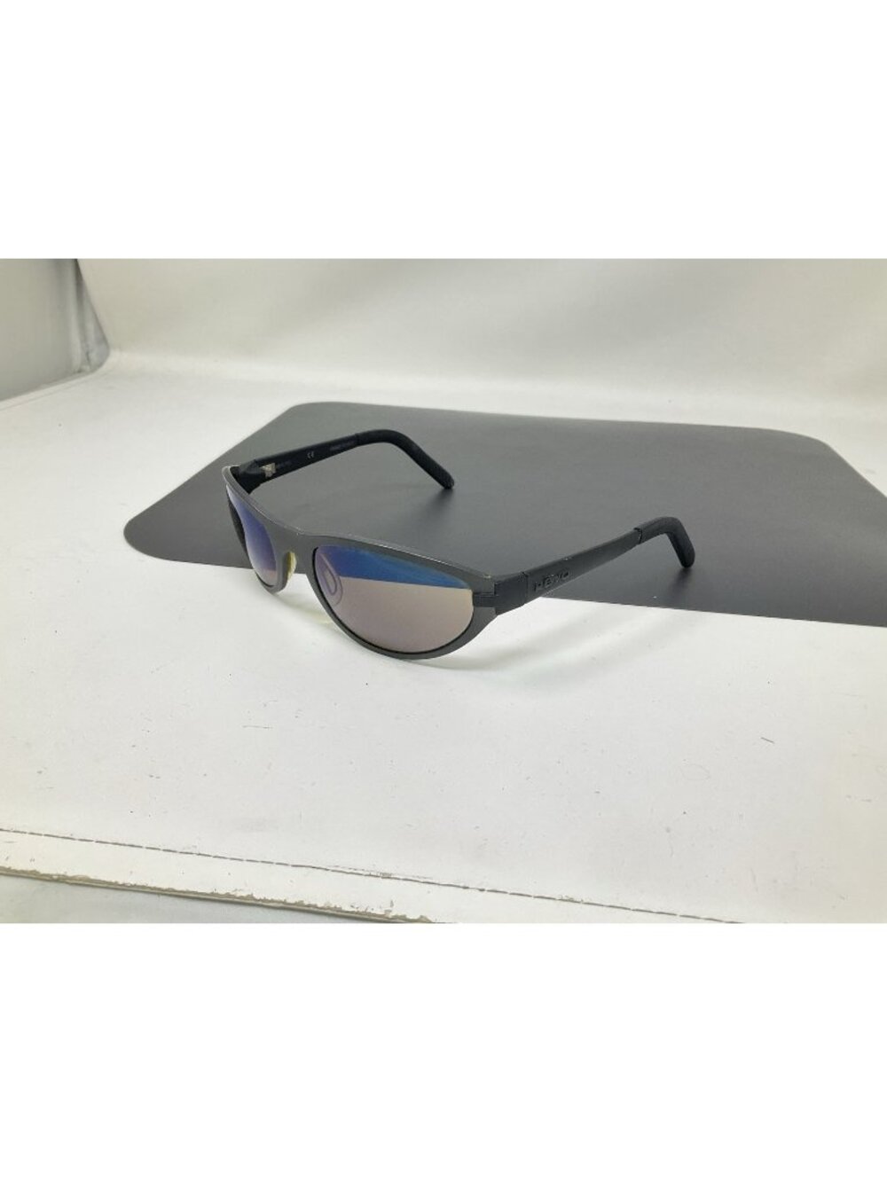 Revo 1804 055 Sunglasses FRAME ONLY Brushed Gray Scratched Lenses